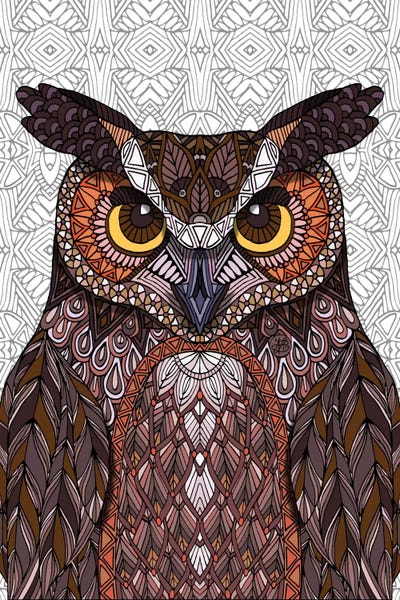 Great Horned Owl Art Print Home Decor Wall Art Poster C 